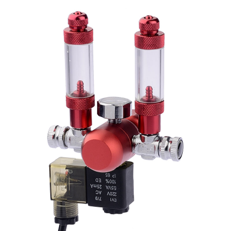 ST-02-1 AQUARIUM CO2 Regulator cum Dual Bulla |