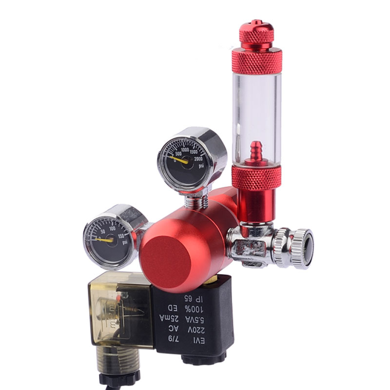 ST-03-1 AQUARIUM CO2 SOLENOIDES VALVAE DUAL BULLAE |