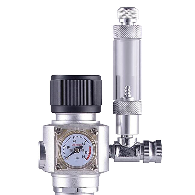ST-70-1 Integrated CO2 Regulator with Pressure Cange and Counter