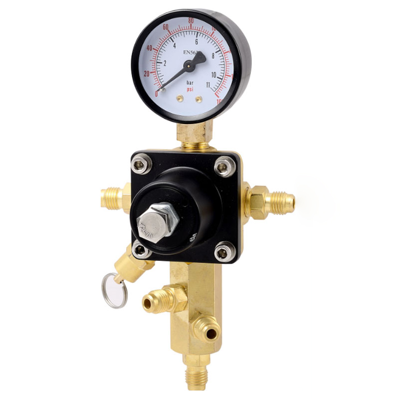 TR-63-1 Brass Adjustable High-Precision CO2 Regulator