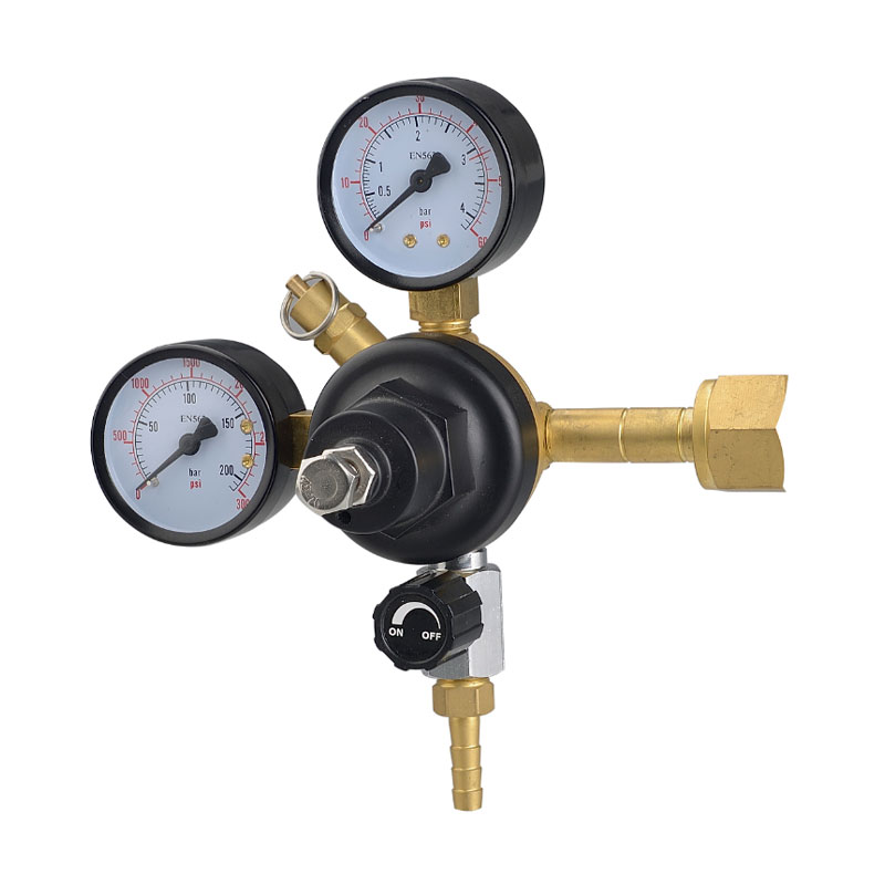 TR-64 ​​Brass Carbon Dioxide Gas Pressure Regulator